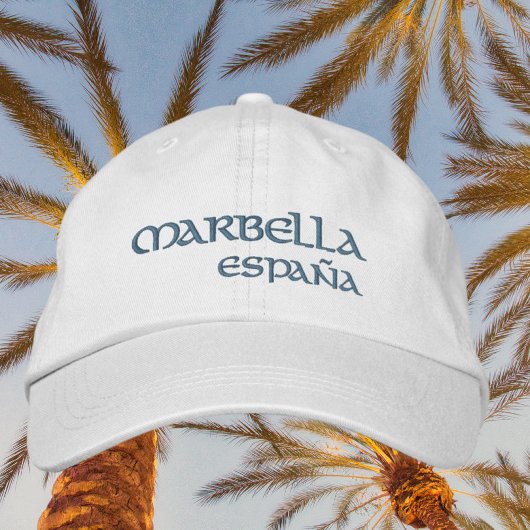 Marbella España Spanje Strand Geborduurd Pet