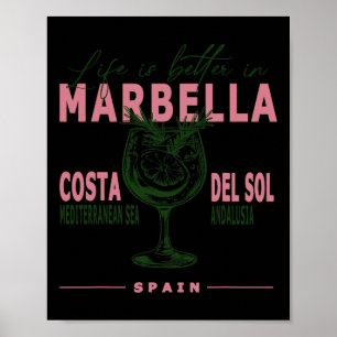 Marbella Het Leven Is Beter In Costa Del Sol Andal Poster