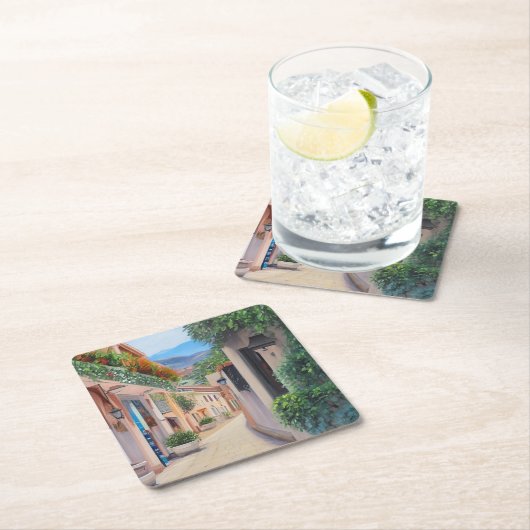 Marbella Old Town Kartonnen Onderzetters (Insitu)