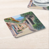 Marbella Old Town Kartonnen Onderzetters (Schuin)