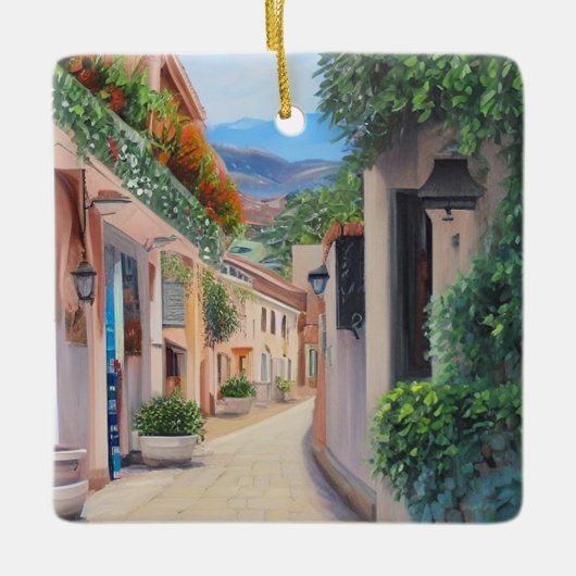 Marbella Old Town Keramisch Ornament (Voorkant)