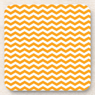 Marbella Oranje Wave Chevron Onderzetter