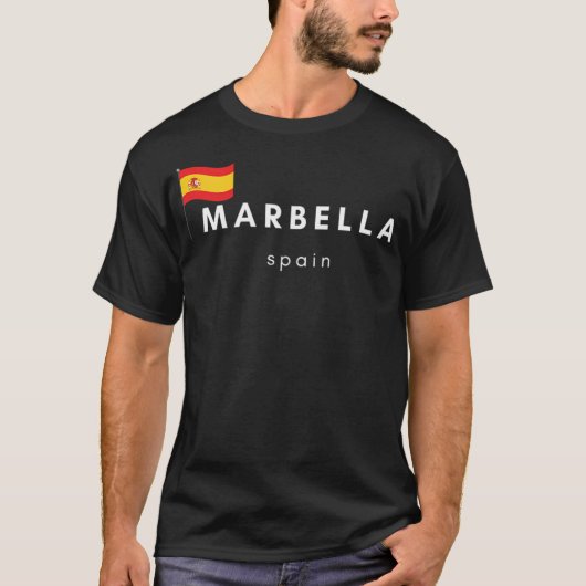 Marbella Spain T-shirt (Voorkant)
