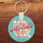 Marbella Spanje canarische eiland souvenir Sleutelhanger (Voorkant)