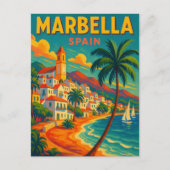 Marbella Spanje Costa del Sol Briefkaart (Voorkant)