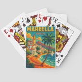 Marbella Spanje Costa del Sol Pokerkaarten (Achterkant)