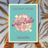 Marbella Spanje España Retro  Briefkaart
