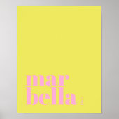 Marbella Spanje modern city Poster (Voorkant)