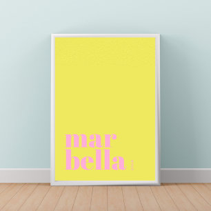 Marbella Spanje modern city Poster
