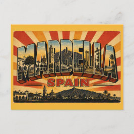 Marbella Spanje Oranjeboomplein Briefkaart