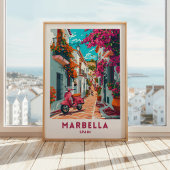 Marbella Spanje Reizen Print Poster Wandkunst