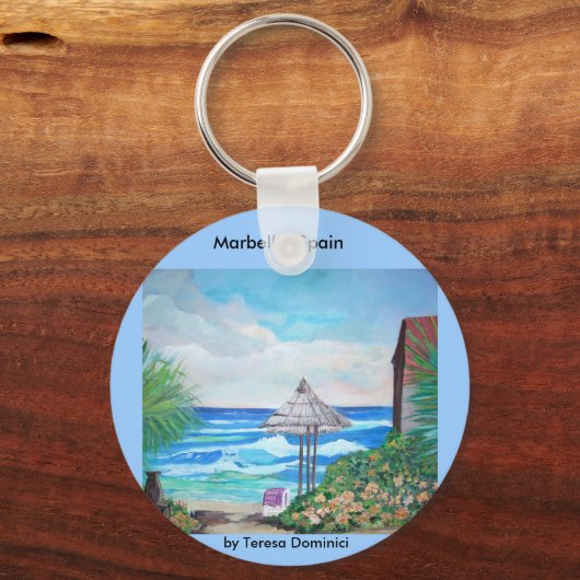 Marbella, Spanje Sleutelhanger (Voorkant)