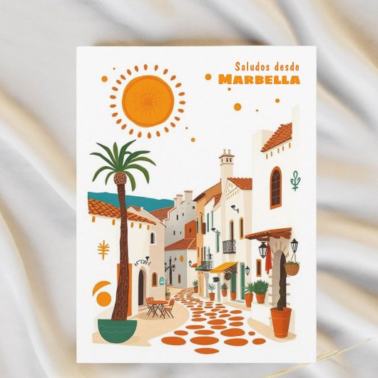 Marbella Spanje vakantie Mediterraan Briefkaart