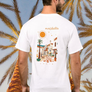 Marbella spanje vakantie mediterraan  t-shirt