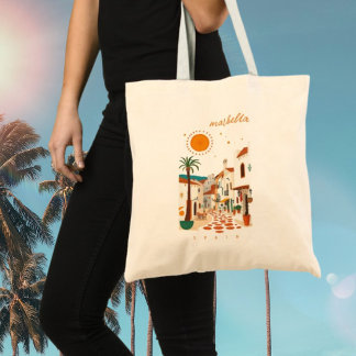 Marbella spanje vakantie mediterraan  tote bag