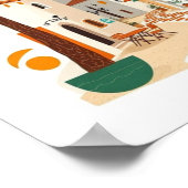 Marbella spanje vakantie mediterrane  poster (Hoek)