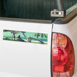 Marbella Surfer Pura Vida Costa Rica Bumper Bumpersticker
