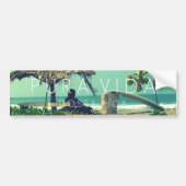 Marbella Surfer Pura Vida Costa Rica Bumper Bumpersticker (Voorkant)