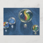 MARBELS IN KLEUR PENCIL BRIEFKAART (Voorkant)