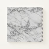Marble 50th Birthday Party Guest Book Notitieboek (Achterkant)