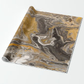 Marble abstract acrylic background. Nature marblin Cadeaupapier (Uitgerold)