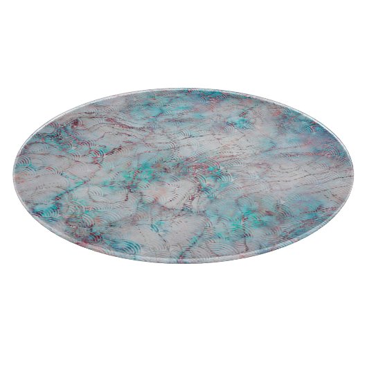 MARBLE ABSTRACT ART DECO TRAY CUTARD SNIJPLANK (Hoek)