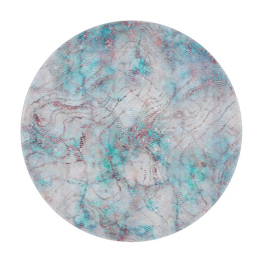 MARBLE ABSTRACT ART DECO TRAY CUTARD SNIJPLANK (Voorkant)