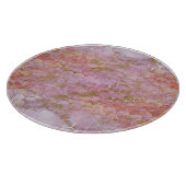 MARBLE ABSTRACT ART DECO TRAY PINK CUTTING BOARD SNIJPLANK (Hoek)
