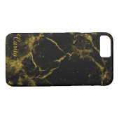 Marble Abstract Barely Er iPhone Case (Achterkant (Horizontaal))
