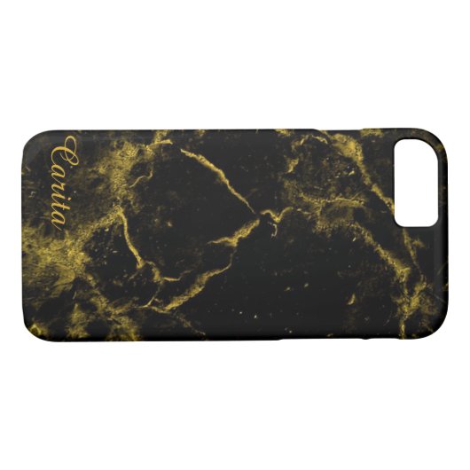 Marble Abstract Barely Er iPhone Case (Achterkant (Horizontaal))