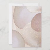 MARBLE ABSTRACT BUBBLE NEUTRAL BIRTHDAY KAART (Achterkant)