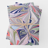 Marble Abstract Design Inpakpapier Vel (In situ)