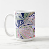 Marble Abstract Design Koffiemok (Links)