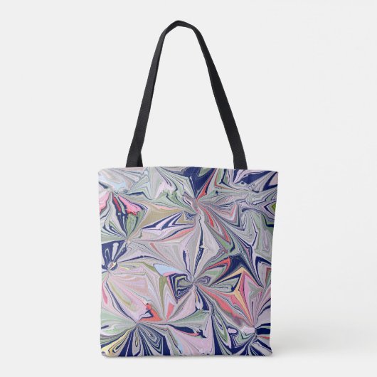 Marble Abstract Design Tote Bag (Achterkant)
