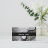 Marble Abstract Kitchen Remodeling Visitekaartje (Staand voorkant)