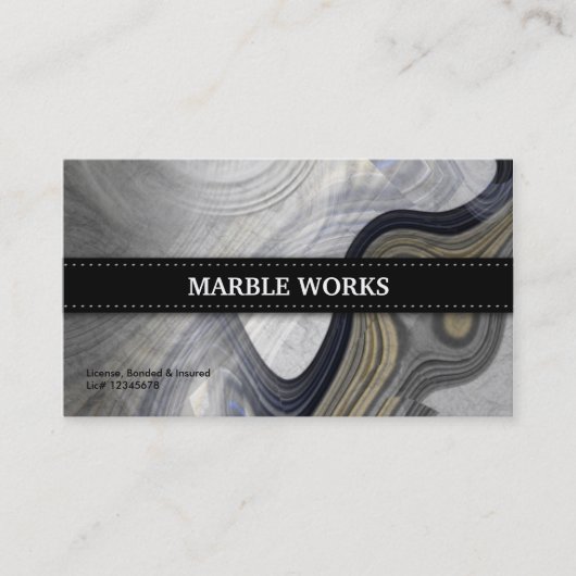 Marble Abstract Kitchen Remodeling Visitekaartje (Voorkant)