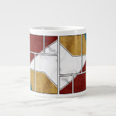 Marble Abstract mug design Grote Koffiekop (Voorkant)