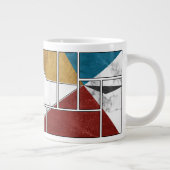 Marble Abstract mug design Grote Koffiekop (Rechts)