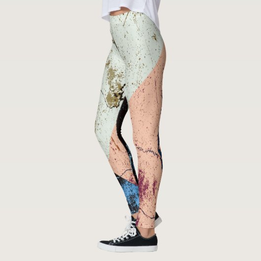 Marble Abstract Pattern Leggings (Links)