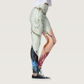Marble Abstract Pattern Leggings (Rechts)