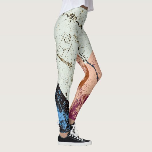 Marble Abstract Pattern Leggings (Rechts)
