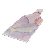 MARBLE ABSTRACT PINK PAARS GOLD CUTARD SNIJPLANK (Hoek)