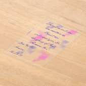 Marble acrylic invite acryl uitnodigingen (Laagn)