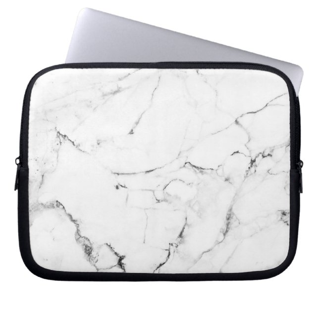 Marble Addiction Laptop Sleeve (Voorkant)