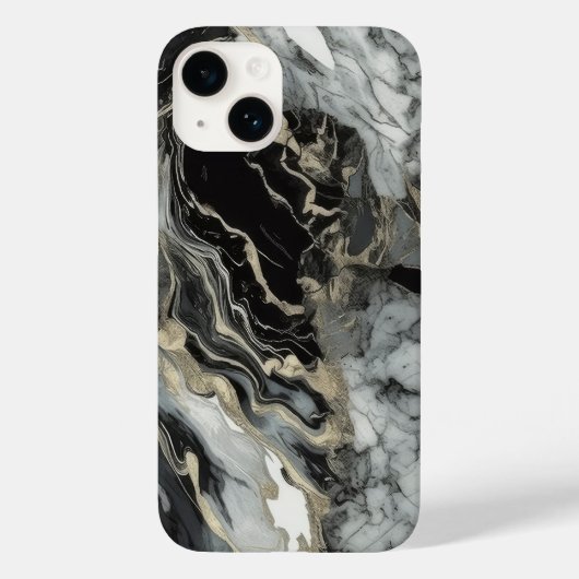 Marble Agate geïnspireerd Luxury Texture Case-Mate iPhone Case (Achterkant)