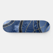 Marble Agate Gold Glam 10 - landscape Persoonlijk Skateboard (Horizontaal)