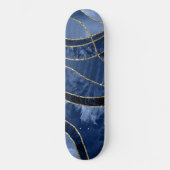 Marble Agate Gold Glam 10 - landscape Persoonlijk Skateboard (Voorkant)