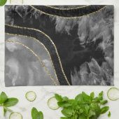 Marble Agate Gold Glam 11 Theedoek (Gevouwen)