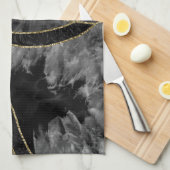 Marble Agate Gold Glam 11 Theedoek (Quarter Fold)