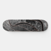 Marble Agate Gold Glam 12 Persoonlijk Skateboard (Horizontaal)
